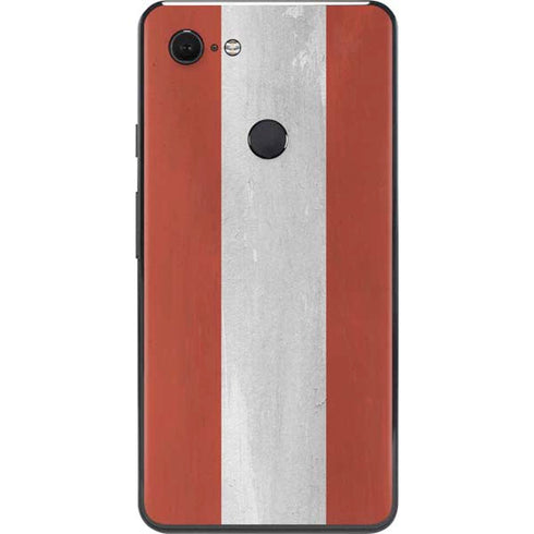 Latvia Flag Distressed Google Pixel 3 XL Skin